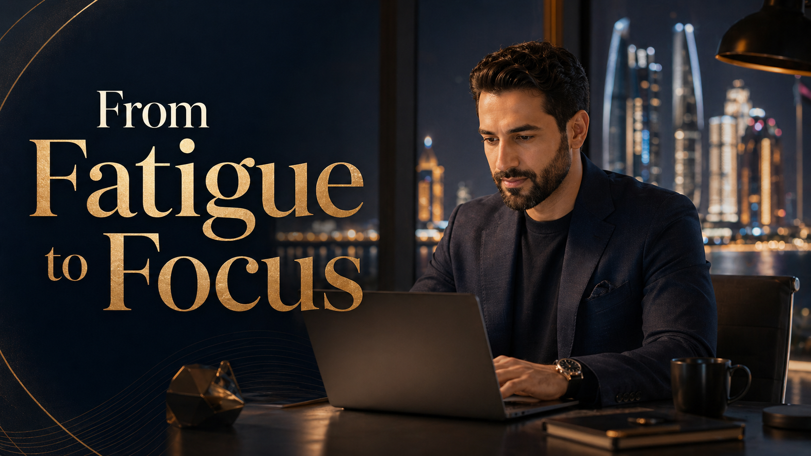 From Fatigue to Focus: How One UAE Professional Uses DXN Products Daily