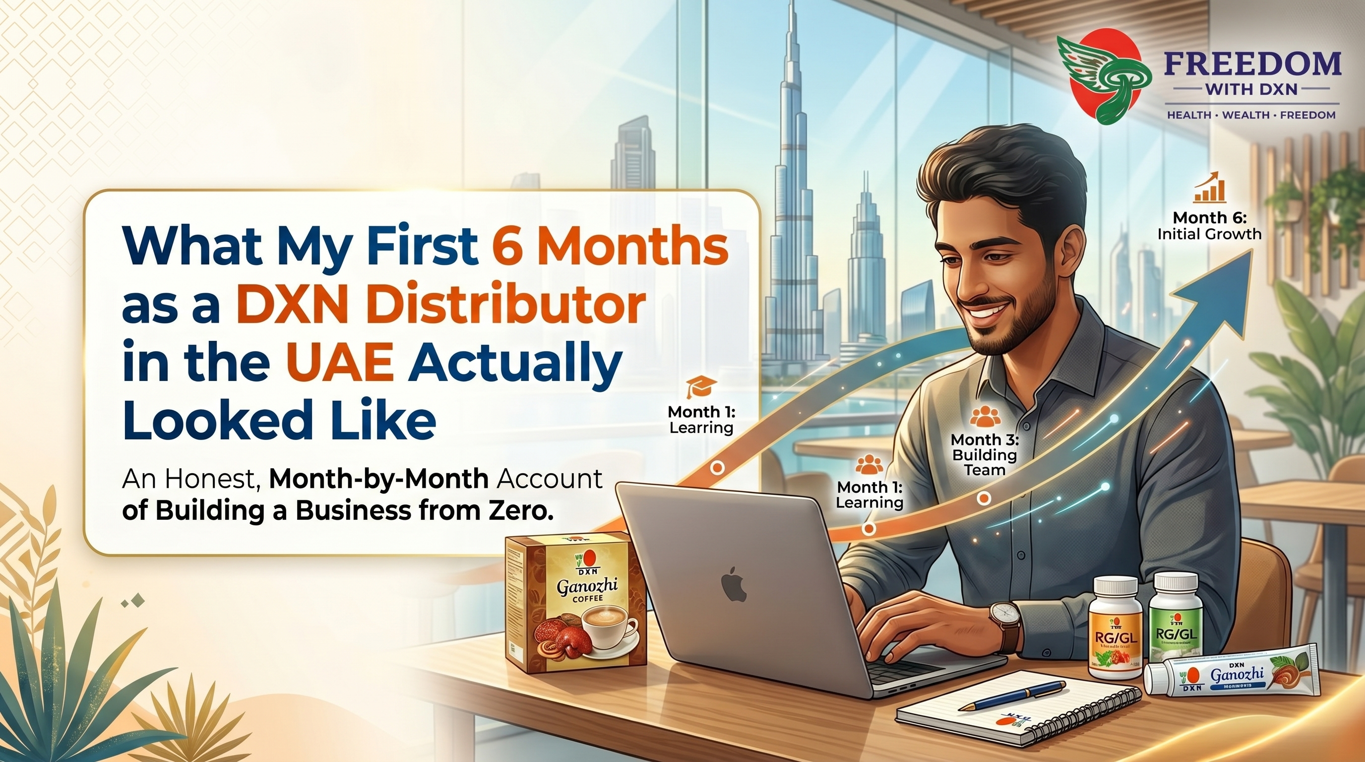 What My First 6 Months as a DXN Distributor in the UAE Actually Looked Like